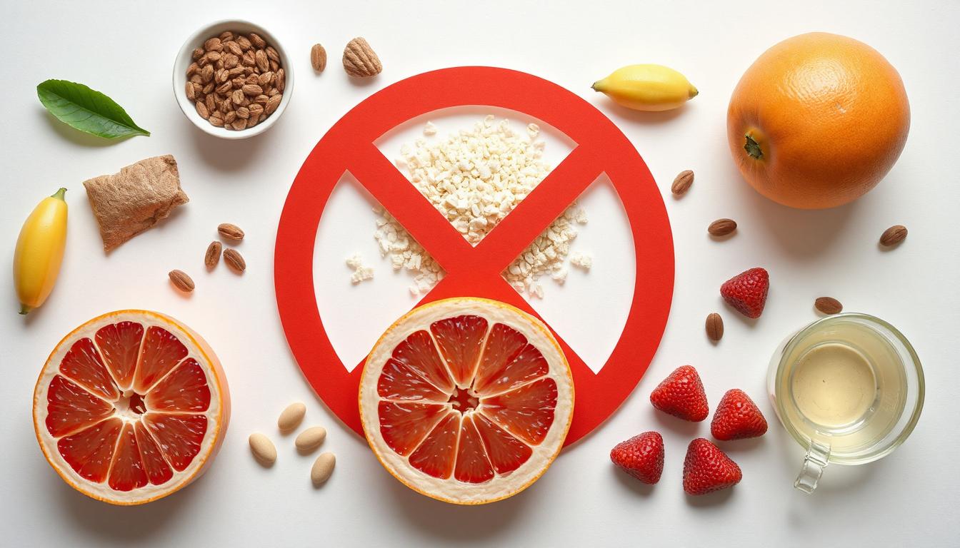 Foods to avoid when taking anastrozole medication