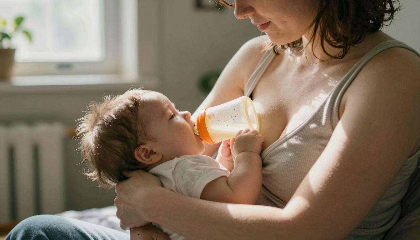 Baby sleeping peacefully as part of a healthy immune routine