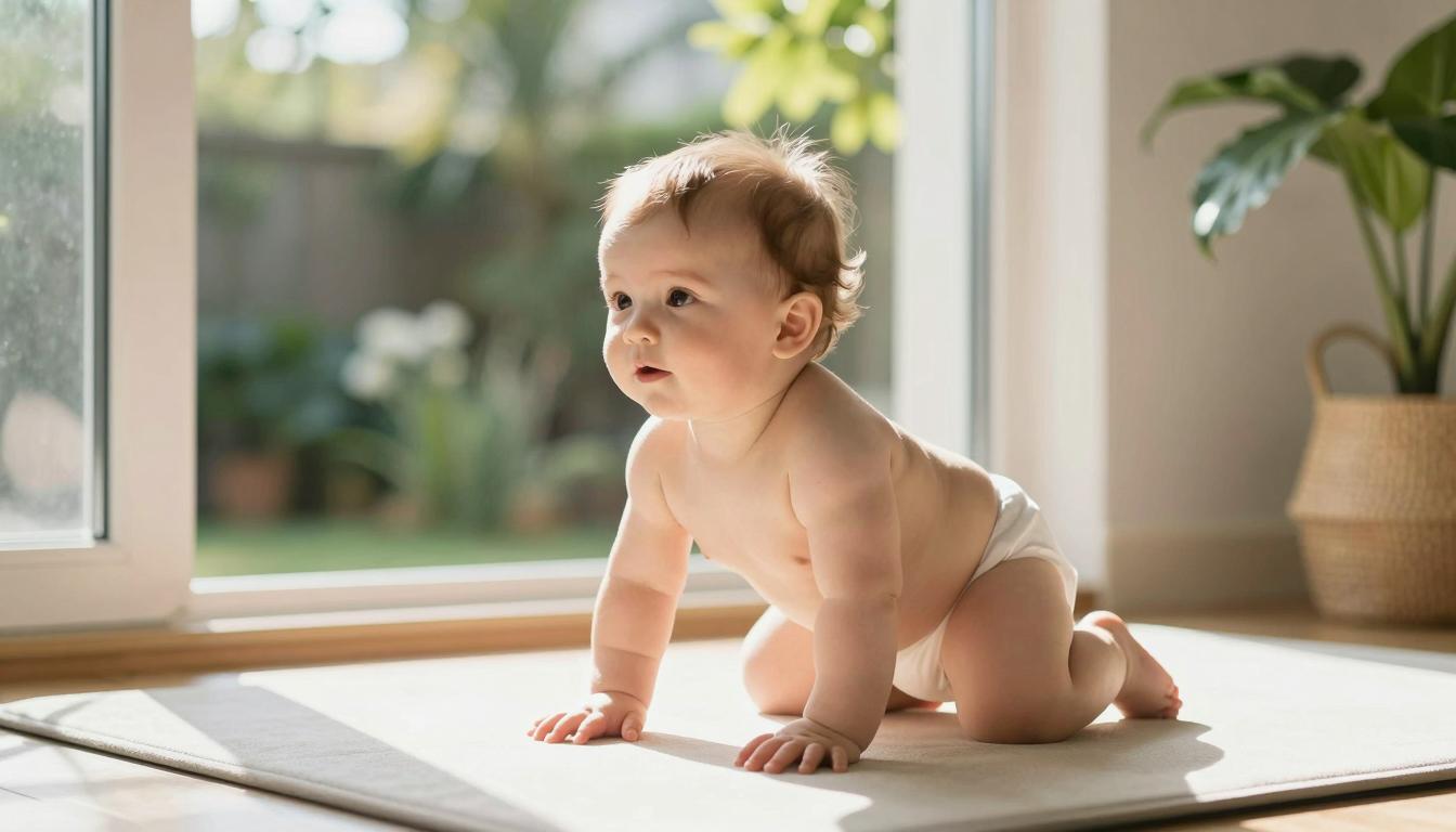 Parent feeding a baby nutritious food to support natural immunity