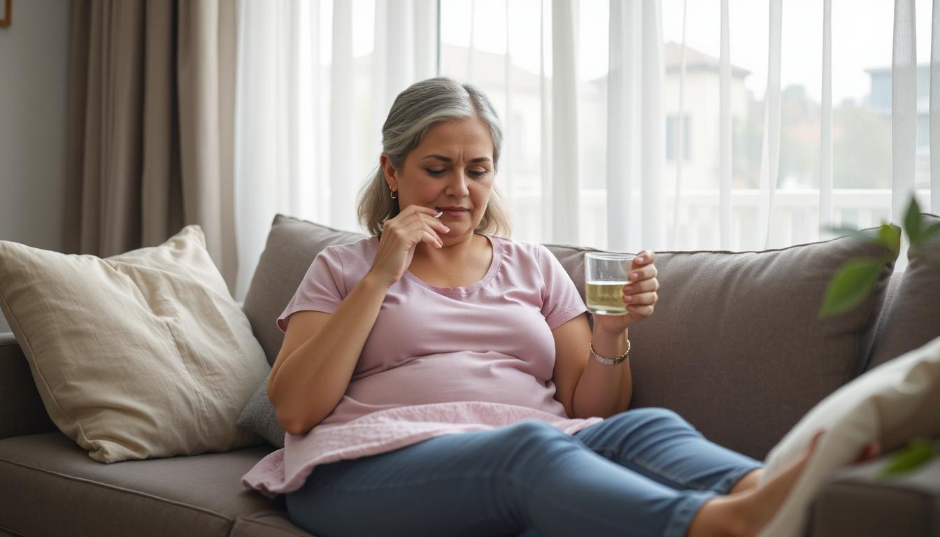 Timeline graphic showing UTI symptom